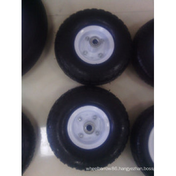 Flat Free PU Foam Wheel (3.50-4)